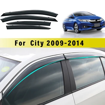 Для Honda City GM2 GM3 2009 2010 2011 2012 2013 2014 Окно Солнцезащитный Козырек От Дождя, Дефлектор, Защита Для Стайлинга Автомобилей, Автоаксессуары 4 шт.