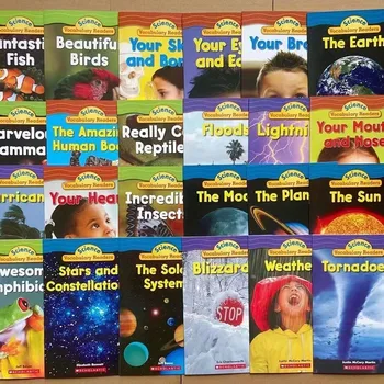 Набор из 30 книг для чтения научной лексики для чтения и изучения детьми научных книг и учебных материалов