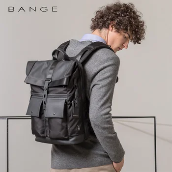 Новый 15,6-дюймовый Черный Мужской рюкзак, Водонепроницаемый рюкзак, Многофункциональная дорожная сумка, повседневный школьный рюкзак