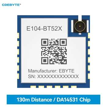 Модуль DA14531 Bluetooth к последовательному порту с пониженной Мощностью E104-BT52X на большие расстояния 130 м Небольшой Размер MAC Serial Wake Up