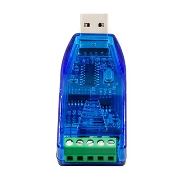 Промышленный преобразователь USB в RS485 RS232 Совместимость со стандартом V2.0 RS-485 A Модуль платы подключения USB к RS485 Связь