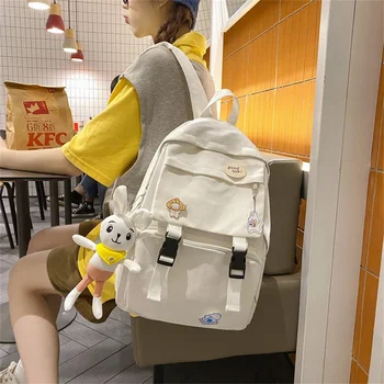 Kawaii Mochilas Модный школьный рюкзак, сумки через плечо для мальчиков и девочек, Женский Дорожный рюкзак Back To School, рюкзак Mochilas
