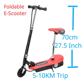 Складной Электрический скутер с сиденьем, Электрический велосипед на 2 колесах, инструмент для городского транспорта для взрослых и детей, игрушка для отдыха