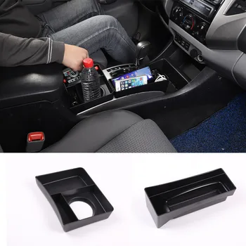 Для Toyota Tacoma 2011-2015 ABS черный автомобильный центральный механизм управления Боковой ящик для хранения Многофункциональный лоток для телефона автомобильные аксессуары