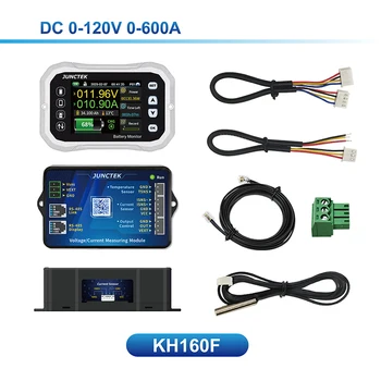 Монитор заряда батареи Bluetooth KH160F DC 120V 600A Тестер Заряда Батареи Напряжение Ток ВА Кулонометр Батареи Индикатор Емкости RV Путешествия