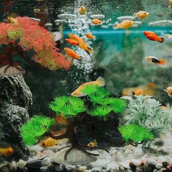 Искусственное водное растение, реалистичный неувядающий аквариум для рыб, имитация ландшафтного дизайна, Поставка резервуара для растений