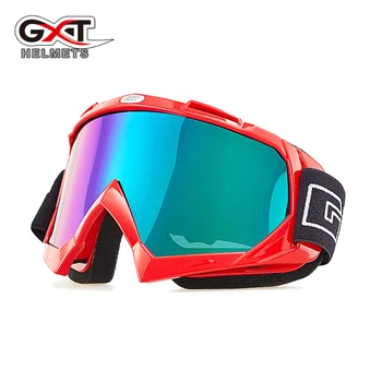 GXT Шлем для мотокросса Очки ATV MTB Dirt bike Goggle Мотоцикл Эндуро Внедорожные Ветрозащитные Лыжные Очки для катания на коньках