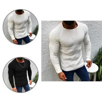 Весенний свитер, подходящий для мужчин, тонкий дышащий стильный мужской свитер для отдыха
