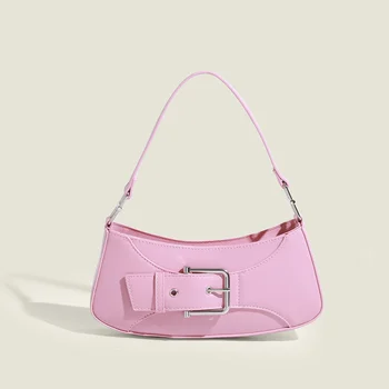 Y2K Милая Крутая Женская сумка для подмышек, дизайн меньшинств, Розовые сумки на плечо Для горячих Девушек, Сумка-Мессенджер, Высококачественная Сумка-Тоут, Сумки-Портмоне