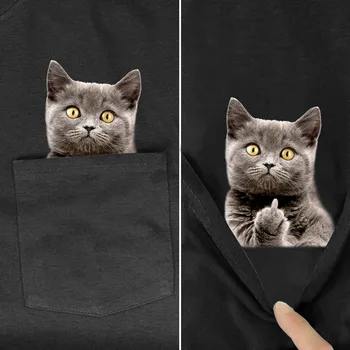 Женские рубашки, топы в стиле хип-хоп, забавные хлопковые футболки, футболка с животными, модная брендовая летняя футболка с принтом стикеров с изображением кота