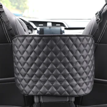 2023 Карман для сетки для хранения в автомобиле между двумя сиденьями, автомобильный экран, подвесной тип, сумка для хранения в автомобиле, универсальная