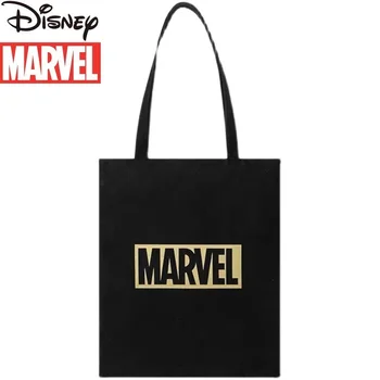 Disney Marvel 2022 Новая модная женская сумка Повседневная женская сумка через плечо Большой емкости Экологически чистая холщовая сумка
