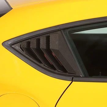 Для Toyota GR Supra A90 A91 2019-2022 Автомобильный стайлинг ABS Заднее стекло Автомобиля, Треугольные Наклейки для Украшения Маленьких окон, Автомобильные аксессуары