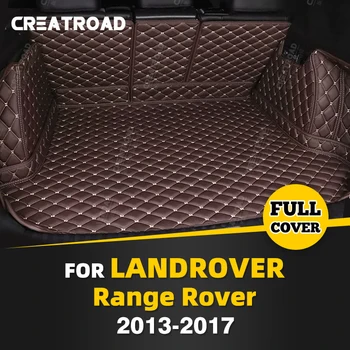 Автоматический Коврик с Полным Покрытием Багажника Для Landrover Range Rover 2013-2017 16 15 14, Накладка На Багажник Автомобиля, Защита Интерьера, Аксессуары