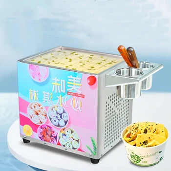 Коммерческая полностью автоматическая машина для приготовления мороженого в виде небольшого настольного рожкового пломбира 220 В/110 В