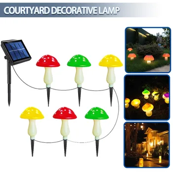 2V Солнечная садовая лампа LED Fairy String Power Color Light House LED Fairy Strings Украшение наружного ландшафта