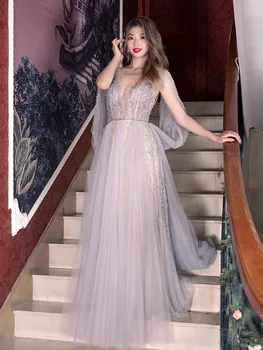 Изготовленное на заказ роскошное вечернее платье высокого класса для выпускного вечера, платье для хостинга, вечерние платья
