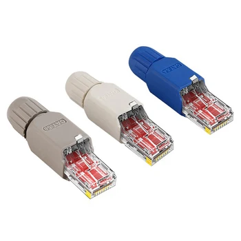 Разъем RJ45 Разъемы для подключения к сети Ethernet Кабельный Штекер Неэкранированный Адаптер
