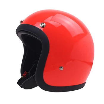 Подлинный винтажный мотоциклетный шлем из стекловолокна TT & COCASCOS с открытым лицом 3/4 Jet Casco Moto Capacete в стиле Ретро Для езды на скутере Одобрен в горошек