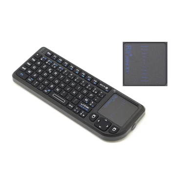 Беспроводная клавиатура Rii X1 French (Azerty) Mini 2,4 ГГц с тачпадом Для Ноутбука Android TV Box