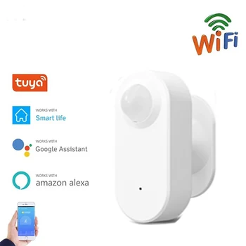 Tuya WiFi Датчик движения человека PIR Датчик движения Умный дом детектор безопасности Smart Life Control Работает с Alexa Google Home