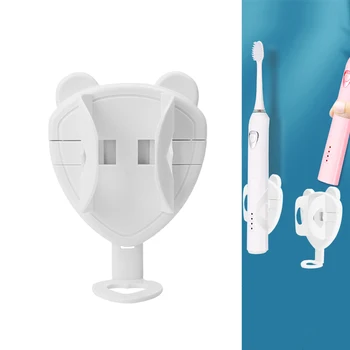 Настенный Самоклеящийся держатель для электрической зубной щетки для ванной комнаты, Регулируемые наклейки, Универсальная подставка для зубной щетки с автоматической блокировкой