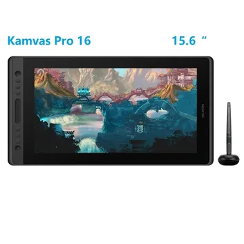 Huion Kamvas Pro 16, планшет для рисования 15,6 дюймов, 120% sRGB, цифровой графический планшет, монитор с функцией наклона
