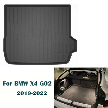 Автомобильный коврик для заднего багажника BMW X4 G02 2022 2021 2020 2019, подкладка для багажника, водонепроницаемый, без запаха, TPV, нескользящий коврик, Аксессуары