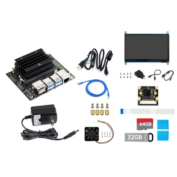 Для Nano 4G Development Kit с камерой мощностью 800 Вт + Сетевой кабель + 32G USB-накопитель + 64G SD-карта + Считыватель + Кабель питания (США
