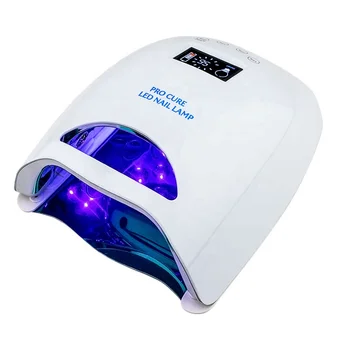 Беспроводная и перезаряжаемая акриловая портативная лампа Pro Cure Cordless 48w LED с УФ-гелем для ногтей, светильник для ногтей