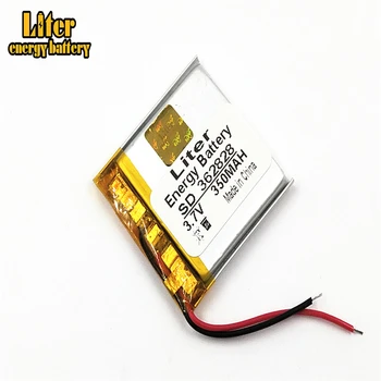 Литий-полимерный аккумулятор 362828 350 мАч 3,7 В от производителя с сертификатами CE, ROHS, UL
