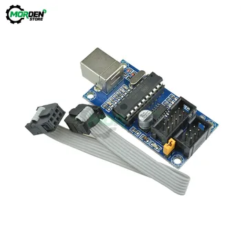 USBTINYISP AVR ISP Downloader USB Программатор Загрузчик Для Arduino IDE R3 Atmega2560 + 10pin Кабель для программирования