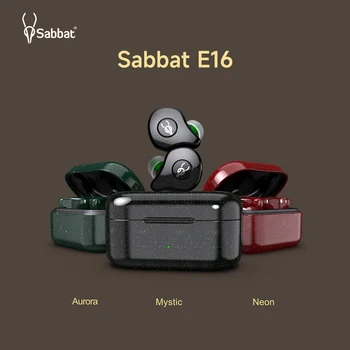 Беспроводные наушники Sabbat E16, совместимые с Bluetooth, Стереозвук 5.2 HiFi, APTX, Глубокий бас, CVC8.1, Наушники с шумоподавлением, Наушники