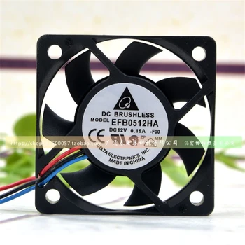 Новый оригинальный EFB0512HA 5010 5 см DC12V 0.15A для измерения скорости охлаждающий вентилятор корпуса процессора