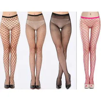 Women Sexy Stockings Fishnet Hollow Pantyhose Punk Stockings Stretchy Tights One Size чулки женские сексуальное белье