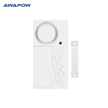 Awapow Сигнализация для холодильника Беспроводная Дверная и оконная индукционная сигнализация с задержкой срабатывания, комплект противоугонной системы, магнитная дверь умного дома