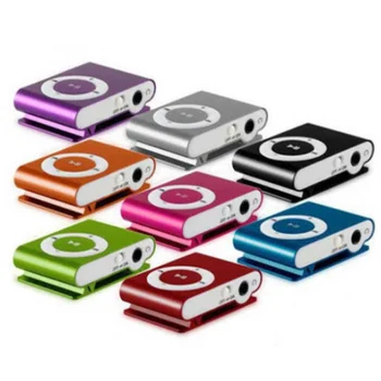 2023 Now MP3-плеер Mini Clip USB Музыкальный Медиаплеер Поддерживает 1-8 ГБ Поддержка SD TF Портативный Простой MP3-плеер Модный O21
