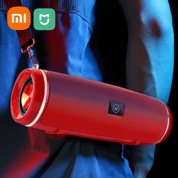 Xiaomi Mijia Новый горячий Bluetooth динамик, подключаемый сабвуфер, уличный ремешок, портативный динамик, Мини Аудио, беспроводная звуковая коробка, подарок