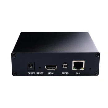 HD HDMI-совместимый видеокодер H265 H264 1920x1200 HDMI-совместимый с видеокартой RJ45 Мониторинг компьютера Трансляция игр