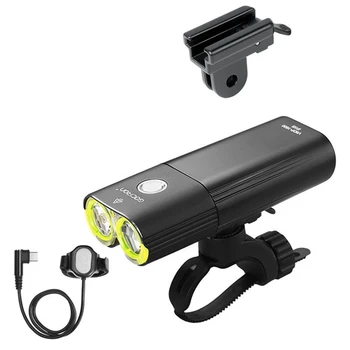 Новая фара для горного Велосипеда GACIRON V9DP1600, USB, одиночная лампа, фонарик, Мощное оборудование для ночной езды