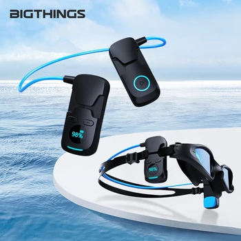 Наушники с костной проводимостью, MP3-гарнитура для плавания, открытые наушники Bluetooth, беспроводные наушники IP68, водонепроницаемые для очков, водные виды спорта
