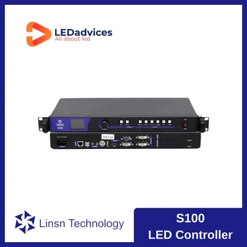 Видеопроцессор Linsn S100 со светодиодным контроллером экрана Лучший выбор для рекламы в торговых центрах, гостиницах и выставочных мероприятиях