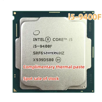 Intel Core i5-9400F i5 9400F с частотой 2,9 ГГц Используется Шестиядерный шестипоточный процессор 65 Вт 9 М Процессор LGA 1151