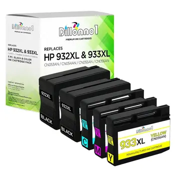 5pk Для HP 932XL 933XL Набор чернильных картриджей для OfficeJet 6100 6600 6700 7110 7610