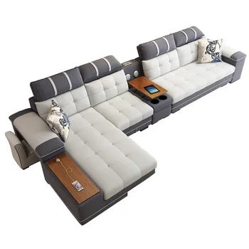 комплект мебели для диванов, настраиваемый и реконфигурируемый Диван с глубоким сиденьем, Комбинированный диван для гостиной