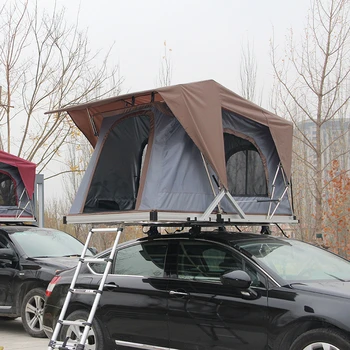Открытый кемпинг автомобильная палатка на крыше, солнцезащитный козырек, защита от дождя, водонепроницаемая, складная, гидравлическая, полностью автоматическая, для самостоятельного перемещения