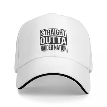 Бейсбольные кепки Straight Outta Raider Nation Snapback, Модные Бейсбольные Шляпы, Дышащие Повседневные Уличные Кепки Для мужчин и женщин