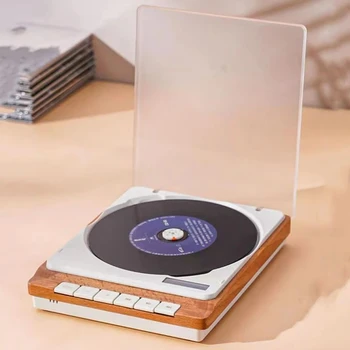 Высококачественный Деревянный CD-плеер Fever Беспроводной Bluetooth Цифровой Оптический Выход Музыкальный Ретро Walkman Встроенный Аккумулятор USB Музыкальный плеер