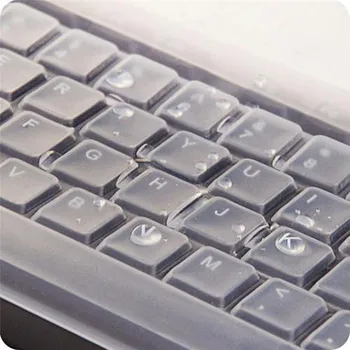 Универсальная Силиконовая крышка Клавиатуры настольного компьютера Защитная пленка для кожи Прямая Доставка 1ШТ