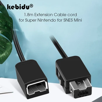 удлинитель kebidu 1,8 М/5,9 футов для SNES Classic Mini Console для NES для игрового контроллера Wii Удлинитель кабеля Шнура